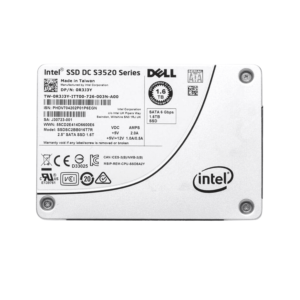 SSD DC S3520 Series 1.6TB Model SSDSC2BB016T7